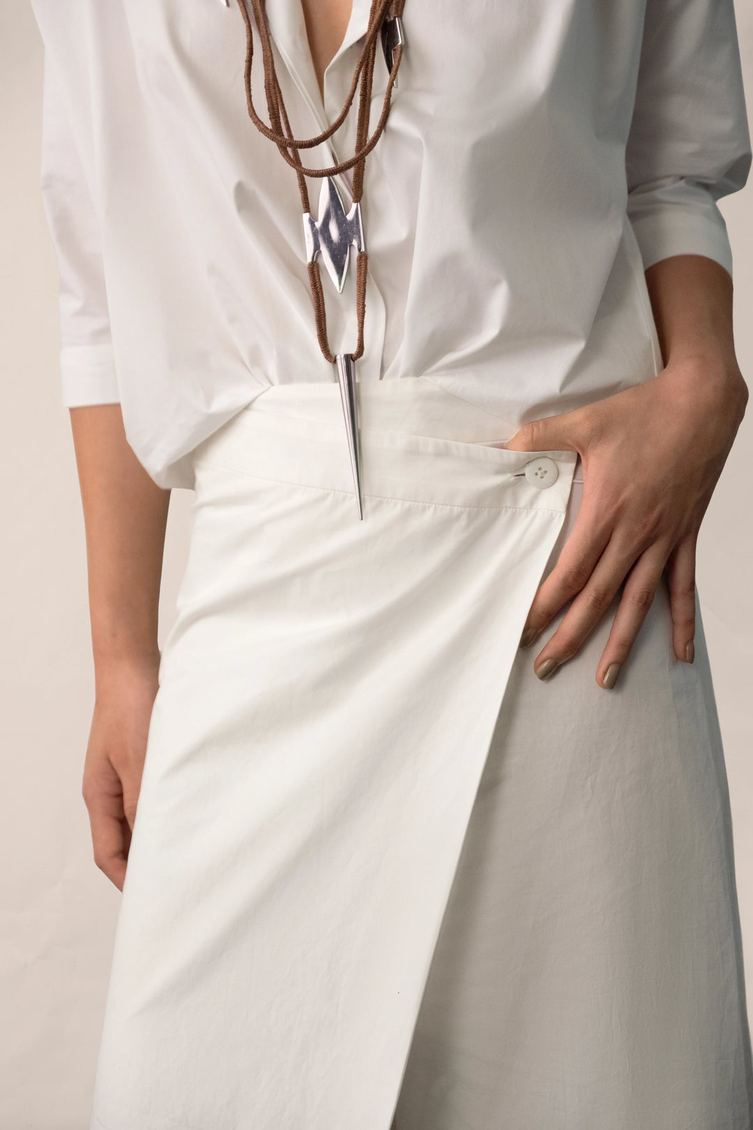 Poplin Wrap Palazzo