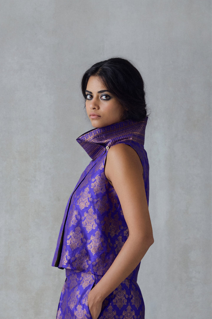 Silk Brocade Waistcoat