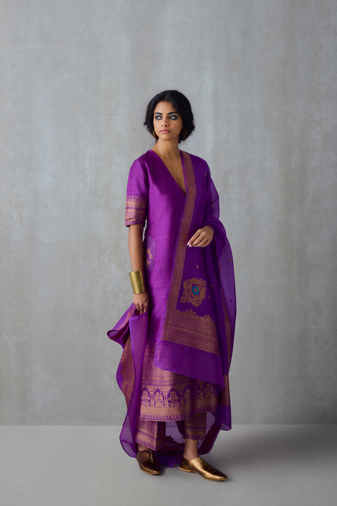 Silk Tunic Set