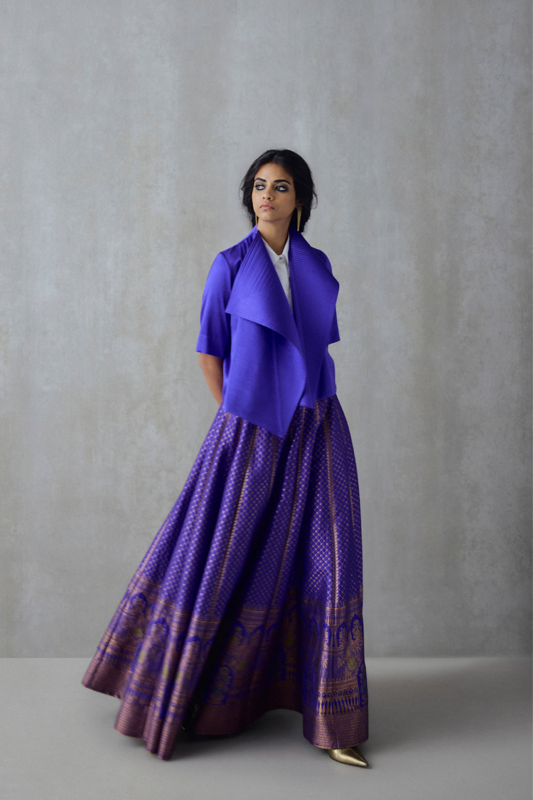 Silk Brocade Skirt