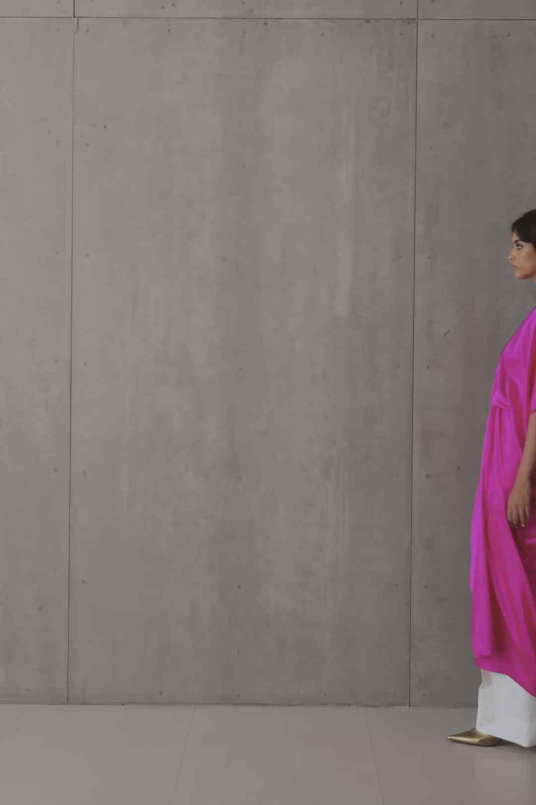 Silk Belted Dress