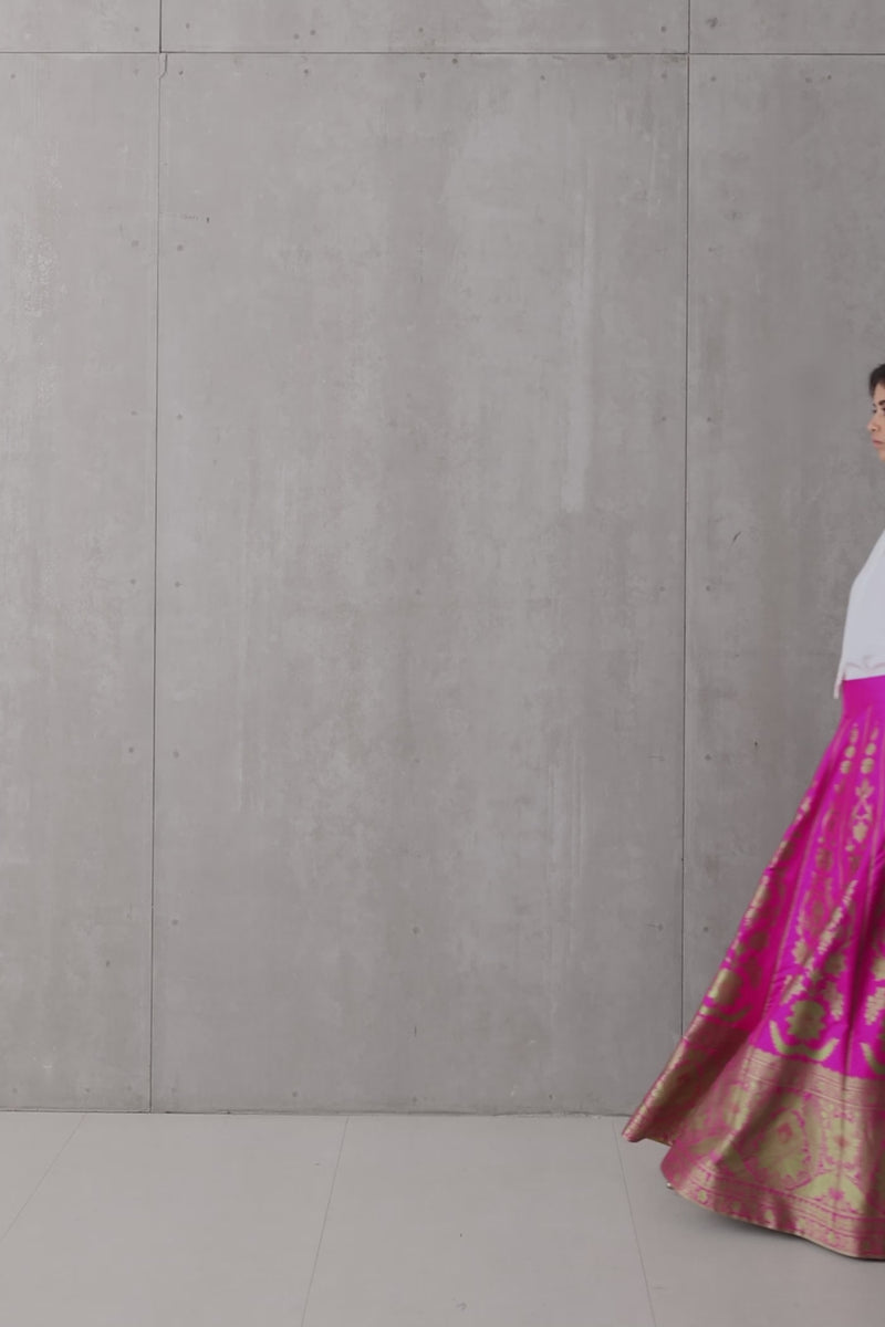 Silk Brocade Lehenga