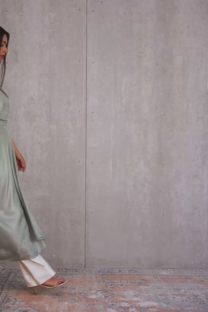 Silk Belted Dress