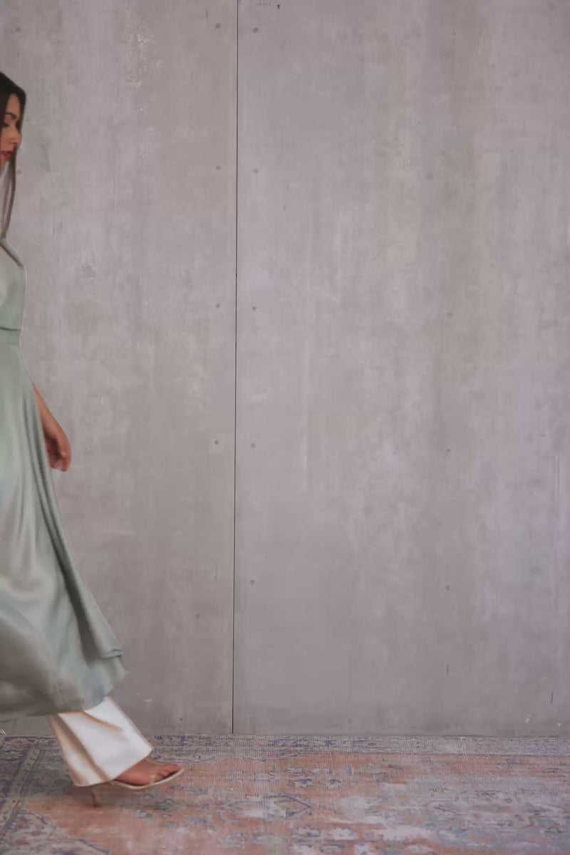 Silk Belted Dress