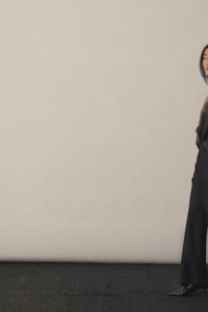 Silk Drop-Crotch Trouser