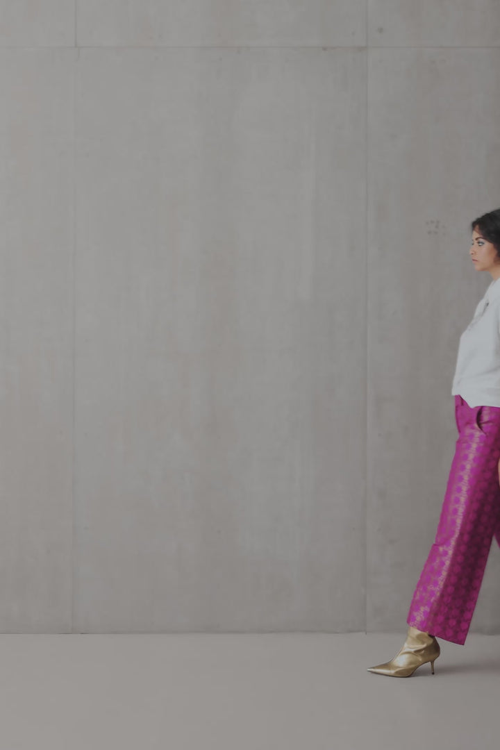 Silk Brocade Culotte