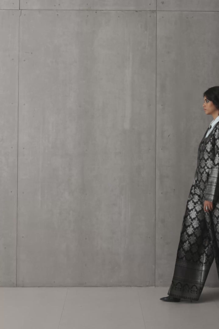 Silk Brocade Jumpsuit