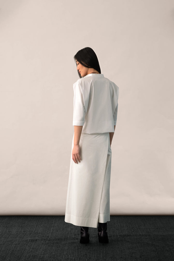 Poplin Wrap Palazzo