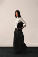A wide-leg palazzo crafted in poplin - PAYAL KHANDWALA