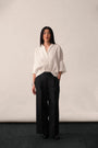 Silk Wide-Leg Trouser