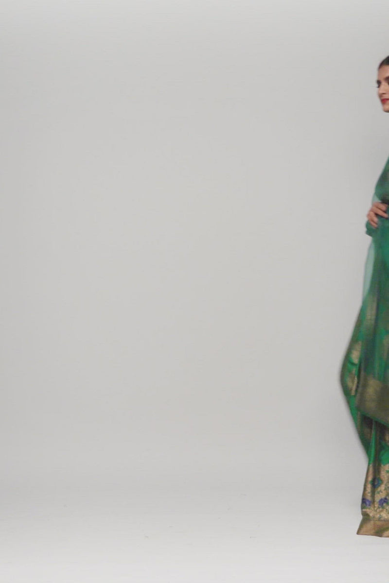 Handwoven Silk Engineered Brocade Blouse
