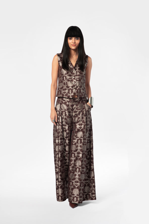 Handwoven Silk Brocade Trouser