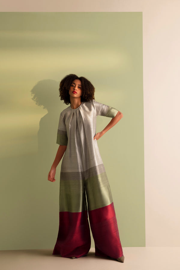 Handwoven Silk Jumpsuit