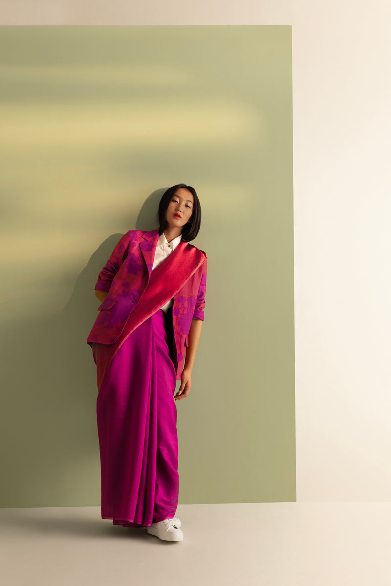 Handwoven Silk Reversible Sari
