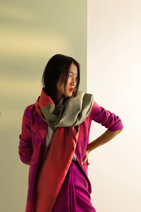 Handwoven Silk Reversible Sari