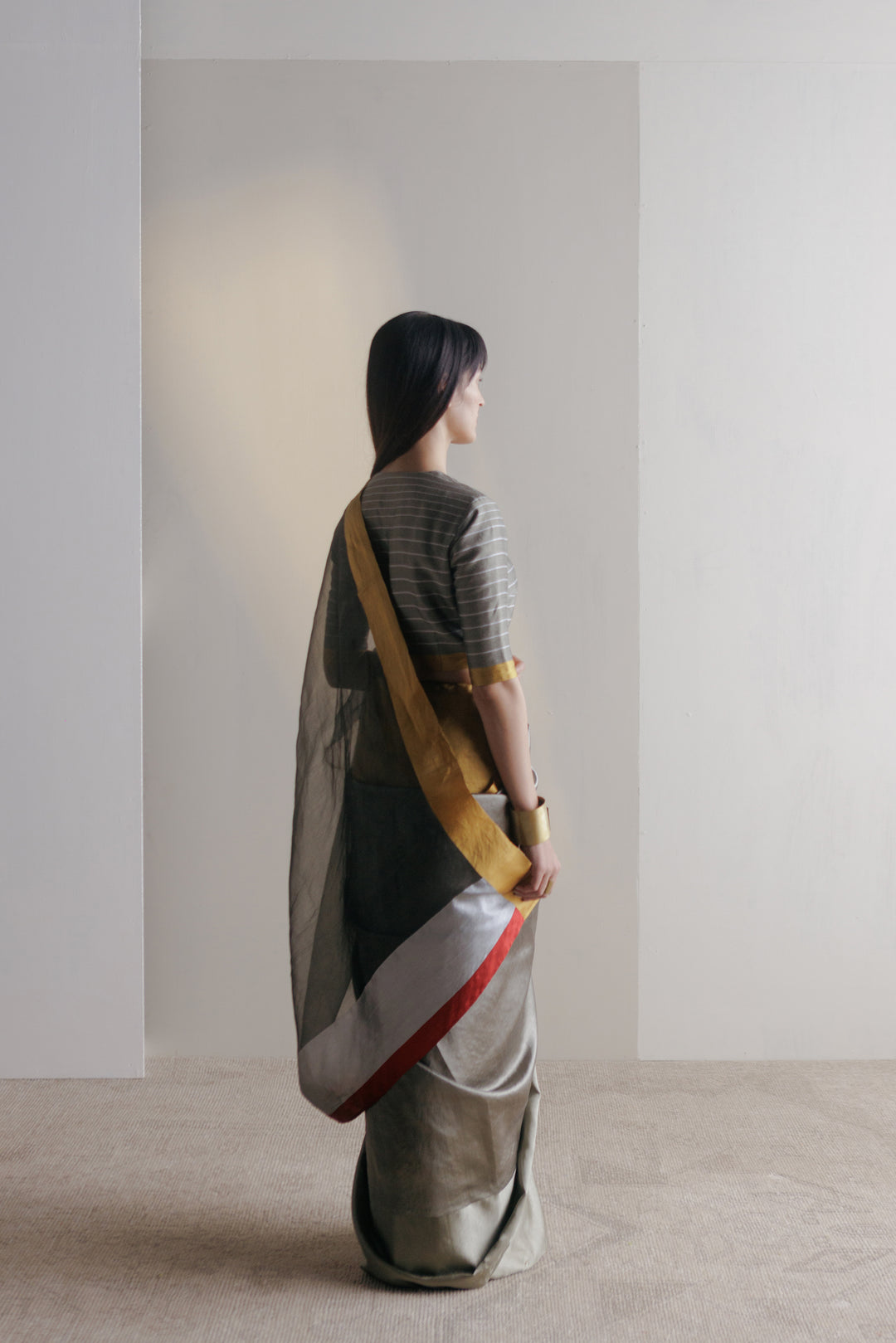Handwoven Viscose Silk Textile for Blouse