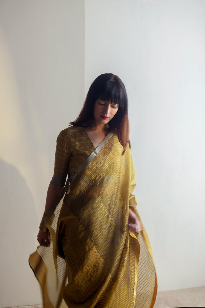 Handwoven Silk Blouse